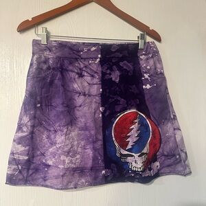 Purple Tie-Dye Skirt